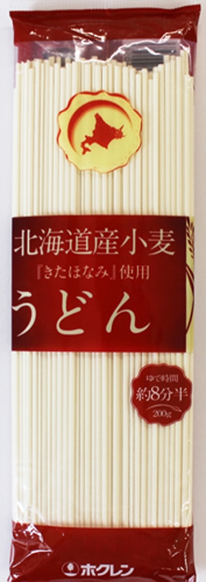 ホクレン 北海道産小麦「きたほなみ」使用 うどん 200g×30袋セット