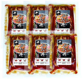 ホクレン　北海道産SPF豚ロース豚丼(しょうゆ)115ｇ×6個セット