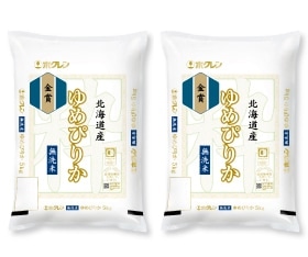 令和4年産　 北海道米　無洗米 金賞ゆめぴりか　5kg×2袋