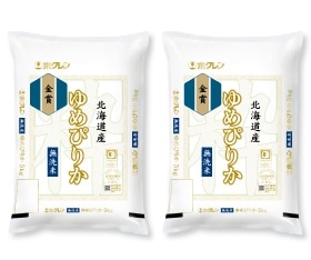 【期間限定】令和6年産 金賞ゆめぴりか 5㎏×2袋(無洗米)
