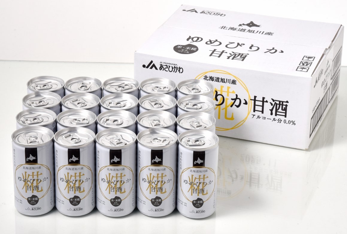 JAあさひかわ ゆめぴりか甘酒 190g×20缶