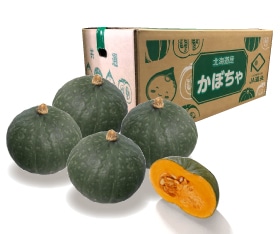 JA道央 ほっくり南瓜 1箱 約10kg(5~7玉)《9月下旬~発送開始》
