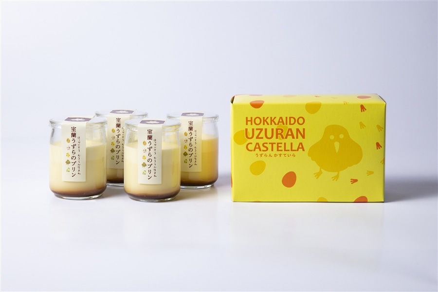 お中元 室蘭うずらのプリン&うずらんかすていらセット